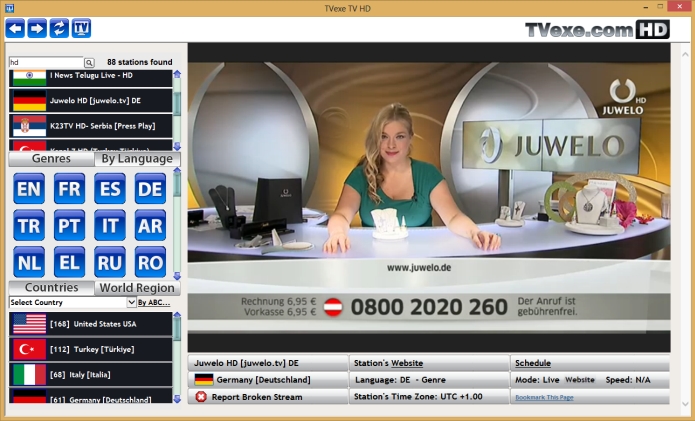 TVexe TV HD Screenshot