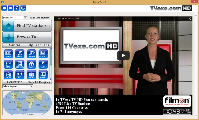 TVexe TV HD Screenshot